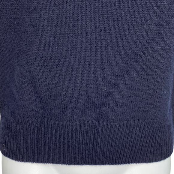 J.Crew Merino Wool Sweater Purple Black XXS - Picture 5 of 9